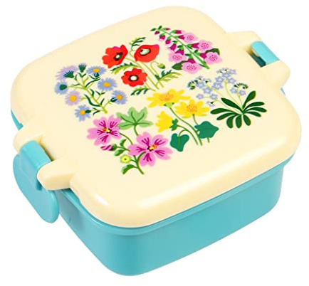 Rex London Wild Flowers Snackbox, Vintage, Lebensmittelbehälter, Snackpot, Small to Medium