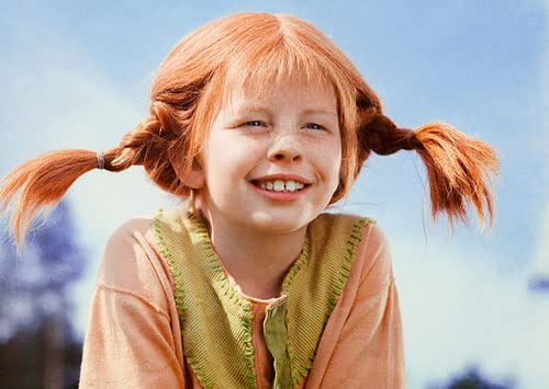 modern times 10er Set Postkarte LUSTIG - Motiv: PL PIPPI GRINST, Anlass: Kindermotive Film, Künstler/Verlag: KARTENKOMBINAT ©AB Svensk Filmindustrie/I.Nilsson, Größe: A6
