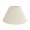 FABRILAMP 157324015 | Pantalla Clara E27 Beis 40x20x26cm Cónica Cerrada de Tela o Papel, Vintage para Iluminación de Interiores