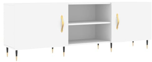 vidaXL TV-Schrank Weiß 150x30x50 cm Holzwerkstoff