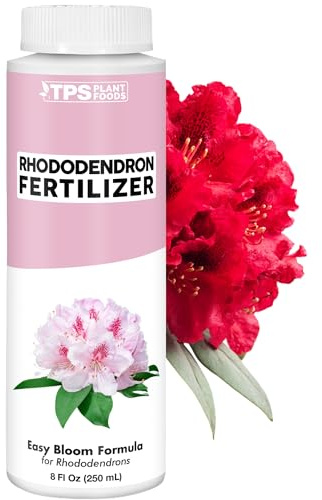Rhododendron Fertilizer – Liquid Plant Food for More Blooms, Rich Green Leaves & Stronger Root Development, 8 oz