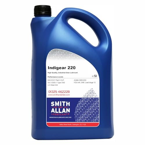 EP 220 Industrial Gear Oil ISO VG 220 5 Litre 5L