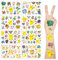 8 Bögen Temporärer Kindertattoos, Tattoo Aufkleber Sticker Kinder Jungen Mädchen, Geburtstagsdeko Mitgebsel Kindergeburtstag gastgeschenke Geburtstag Deko