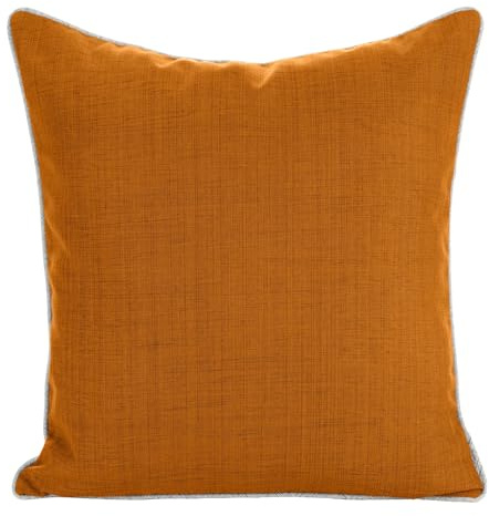 Eurofirany Garden Outdoor Kissenbezug - 1 STK. Kissenhülle, Wasserdicht Terrassen Kissenbezüge, Sofakissen Wasserfest, Dekokissen für Garten Wasserabweisend, 45x45 cm, Orange 3