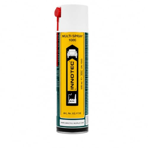 Innotec Multi Spray 1000 - Universalspray - universelles Schmierprodukt mit hoher feuchtigkeitsverdrängender Wirkung - löst Verschmutzungen und festsitzende Teile und konserviert vor Korrosion