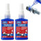 WAN2TLK 100ML Schraubensicherungslack Blau, Schraubensicherung Mittelfest, Spaltfüllung, Lock & Seal Muttern, Schrauben, Befestigungselemente und Metalle (Threadlocker, Thread Lock Blue)