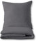 Luxuriöses Bettset aus Mako-Satin 100% Baumwolle 135x200 155x220 200x200 200x220, Größe:200 x 200 cm, Farbe :Anthrazit