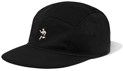 CLAPE Unisex 5 Panel Moisture Wicking Baseball Cap - Atmungsaktive Schnelltrocknend Basecap Mit Flat Brim Snapback für Outdoor und Camp