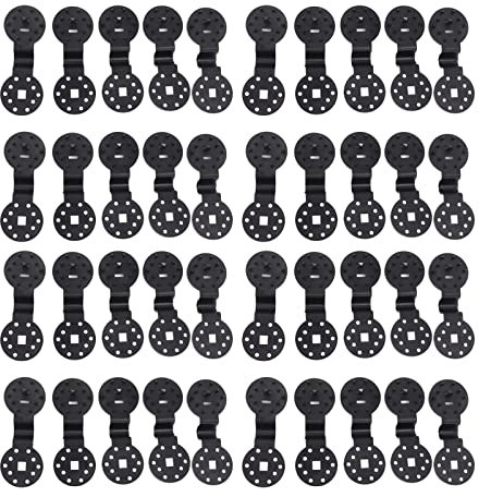 NDNCZDHC 40 PCS Shade Cloth Heavy Duty Lock Grip, Portable Sun Shade Fix Clamp Net Clip for Sun Shade Net Heat Insulation Net Gardening Net