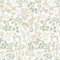 Fiula Self Adhesive Wallpaper Floral Leaf Peel and Stick Wallpaper 44x300CM Vinyl Wrap for Furniture Botanical Wallpaper for Living Room Bedroom Stick on Wallpaper Removable White Orange Green