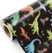WRAPAHOLIC Dinosaurier-Geschenkpapier – Mini-Rolle – 43,2 cm x 5,2 m – Vulkan-Dino Geschenkpapier, perfekt für Kinder, Jungen, Babypartys