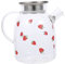 PEPLAYTAL 1pieza Tetera De Vidrio De Diseño De Fresa Jarra De Agua Para Cocina Decorativa y Funcional