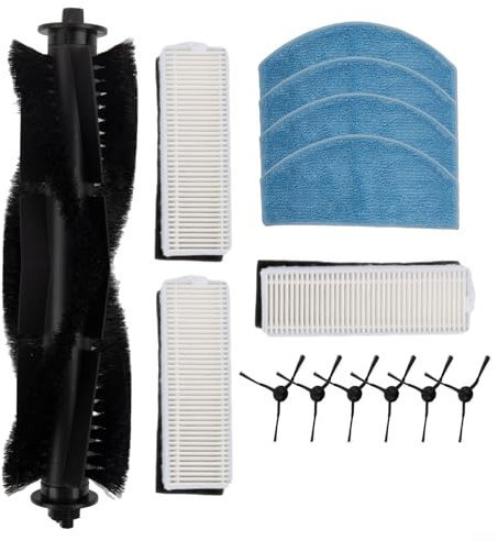 Kit d'accessoires de rechange pour aspirateur robot Laresar Evol 3 avec serpillères et brosses (B)
