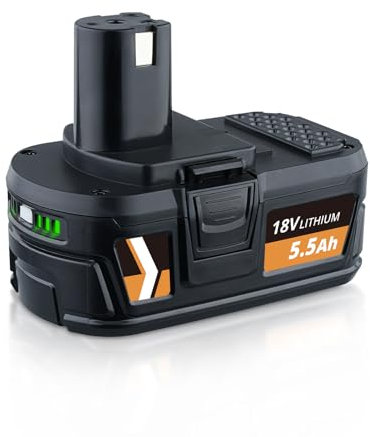 1Stück 5.0Ah P108 Ersatzakku für Ryobi 18V Akku Li-ion RB18L50 RB18L40 RB18L25 BPL-1815 BPL-1820G BPL18151 BPL1820 P104 P105 P107 Akku-Elektrowerkzeug