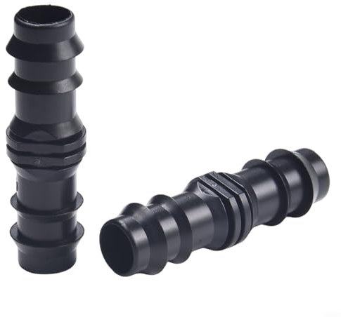 20 conectores de manguera fiables para riego por goteo y aplicaciones agrícolas (20 mm)