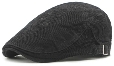 YAMEE Barett Mütze Winter Herren Cord,Baskenmütze Damen Klassische Retro-Stil,Schiebermütze Stilvolle & Bequeme,Malerhut Unisex Verstellbar,Newsboy Cap für Männer Outdoor-Sport