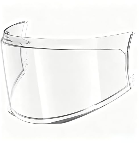 Motorrad Helmvisier Ersatz für Shark EVO-ONE 2 / EVO-ONE/EVO ES/EVO GT, PC Anti-Beschlag Schutzlinse mit UV-Schutz, Hohe Lichtdurchlässigkeit & Kratzfestigkeit (Transparent)