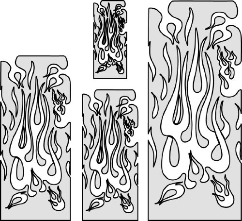 Artool - Airbrush Schablone - Flamemaster Multi Set