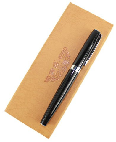 Gullor Deluxe Hero Medium Art Nib Fountain Pen Black,Comes with Original Box