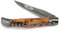 LAGUIOLE en Aubrac Taschenmesser mit Korkenzieher L0312GEIF 12 cm, Griffschalen Wacholder, Klinge 10 cm matt, Backen matt