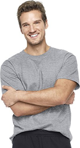 Hanes mens 5180 fashion t shirts, Oxford Grey, 3X-Large US
