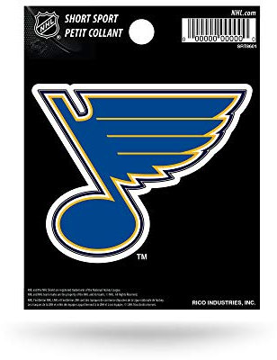 Rico Industries NHL St. Louis Blues Short Sport Decal