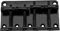 Musiclily Chevalet Basse 4 Cordes Vintage Pontets pour Jazz Bass ou Precision Bass, Noir