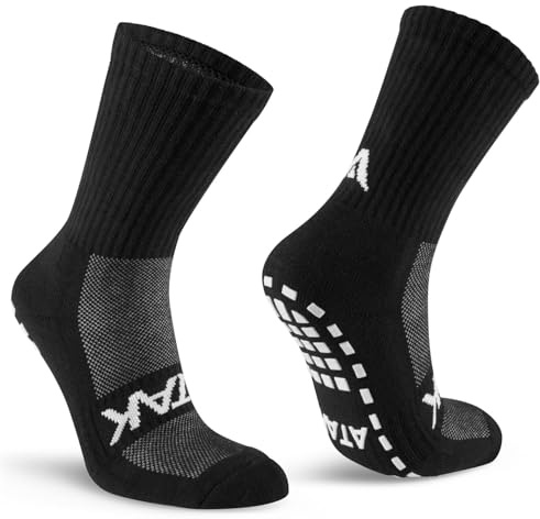 ATAK Sports Mens Grip Mid Leg Socks Senior