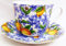 Italian Lemons Breakfast Cup & Saucer Fine Bone China Large Lemons Cup & Saucer Set Hand Decorated in The U.K.