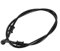 Bremsölschlauch für Motorrad, 50 cm – 120 cm, Bremsschlauch, geflochten, aus Stahl, Kupplung für Ölleitung, Kupplung, Bremsschlauch, (600 mm schwarz)