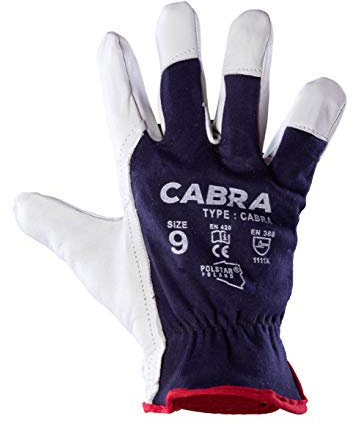 Cabra Montagehandschuhe Ziegenleder Lederhandschuhe Arbeitshandschuhe Schutzhandschuhe (6, 10 (XL))