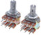 2 Stück B100K 100 K Ohm Doppel-Potentiometer, konisch, drehbar, Linear