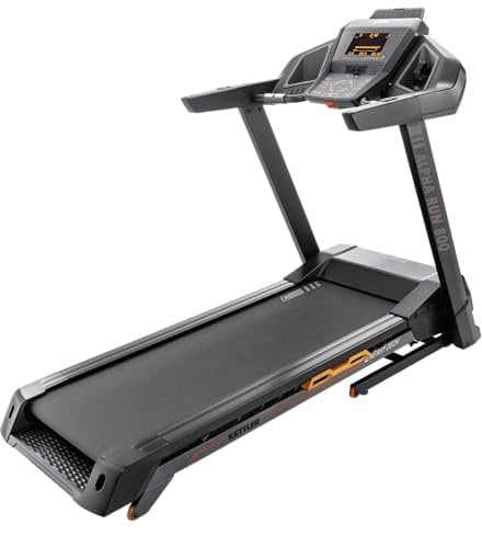 KETTLER Sport Laufband Alpha Run 800 | Top-Dämpfungssystem | Geschwindigkeit bis zu 22 km/h | Fitshop