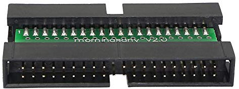 PNGKNYOCN IDE Adaptateur de Disque Dur 40 Broches mâle à mâle Connecteur d'interface de Disque Dur 3.5 Pouces Adaptateur de Disque Dur IDE (Type parallèle)