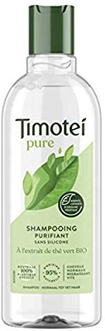 Timotei Reinigendes Shampoo für Damen, Grüner Tee, Bio, Le Flasche mit 300 ml