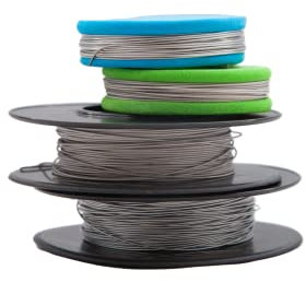 100 Meter Edelstahldraht Ø 0.4mm (Aisi — 316L / 1.4404) Bindedraht Basteldraht Gartendraht