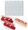 Moule en silicone 3D en forme de Longue bande d'amour, tapis dentelle pour La Saint Valentin chocolat, bonbons, fondant, décoration de cupcakes, desserts