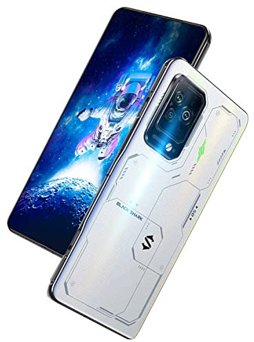 Black Shark 5 Pro [5G] Gaming Smartphone 8+128GB, Pantalla E-Sports de 144Hz 6,67”, Snapdragon 8 Gen 1, 108MP Cámara, Batería 4650mAh, LPDDR5+UFS3.1 (Versión Global) (Nebulosa Blanca)