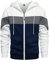 AOTORR Mens Hoodie Sweatshirt Full Zip up Long Sleeve with Pockets Fleece Hooded Jacket WY91 White M