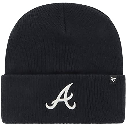 47 Brand Knit Beanie - Haymaker Atlanta Braves Navy