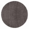 Carpetsale24 Teppich Wohnzimmer Shaggy Flokati Einfarbig Design 120 cm Rund Taupe - Hochflor Teppich Schlafzimmer Pflegeleicht und Super Weich - Flauschiger Teppich Langflor 50 mm Florhöhe Runder
