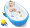 PandaEar Bañera Inflable para Bebés, Bañera Portátil para Bebés, con Bomba de Aire, Plegable, Antideslizante, Mini Piscina de Aire para Recién Nacidos (Azul)