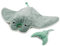 LES DÉGLINGOS PTIPOTOS by MENTALOU LA Raie Manta Maman/Bebe - Peluche Ultra Douce - Cadeau Naissance Anniversaire Noel - 72CM - Menthe