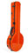 Crossrock Fiberglass Banjo Case-Fits Mastertone & Most 5-String Styles, with Interior Compartment, Backpack Straps, Hygrometer, TSA Lock-Orange (CRF2023MBJOR)
