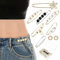 Amaxiu 9 Stück Niedliche Perlen Broschennadeln für Damen, Strass Sicherheitsnadeln, Broschen, Jean Hosen Taillenspanner Pullover Schal Clip kein Nähen Jean Taillenknöpfe Ausschnittnadeln