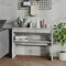 Gecheer Tavolo,Tavolino,Consolle,Moderno,per Soggiorno,in Truciolato,Grigio Cemento,102x30x80 cm,Tavolo Consolle Ingresso Moderno,Tavolino Consolle Ingresso,Tavolo Tavolino Consolle da Salotto