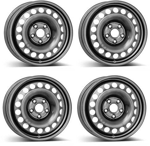 4x Alcar Stahlfelgen 4-7025 6.5Jx16 ET48 5x112 kompatibel mit Volkswagen Touran