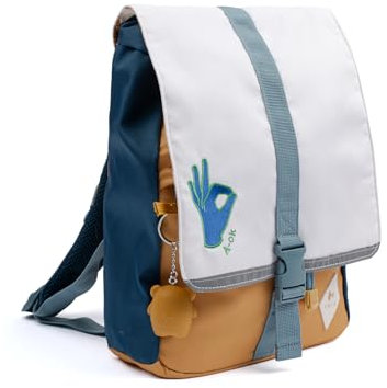 Fabelab Kinderrucksack Jungen | Kindergartenrucksack Jungen | Rucksack Kinder Ab 6 Jahre Auf 100% Recyceltes Polyester | Schulrucksack Jungen | Kinderrucksäcke Mit 7L Fassungsvermögen