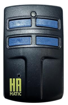 HR Matic Multi 2 Télécommande Universelle 433 et 868 Portes de Garage. MHz Code Fixe et Rolling Code, compatibilité s'étend à Plus de 200 Marques,4 télécommandes différentes en 1. FABRIQUÉ EN EU
