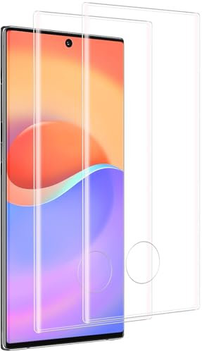 Carantee 2 Stück für Panzerglas für Samsung Galaxy Note 10 Schutzfolie, 9H Härte Kratzfest Folie für Samsung Note10 Panzer Schutz Glas, Fingerabdruck-ID Kratzfest Displayschutz für Note10 Schutzglas
